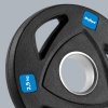 Obciążenie żeliwne olimpijskie gumowane zestaw 4x2.5kg, otwór 51mm , REBEL ACTIVE